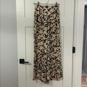 Nasty Gal cow print pants